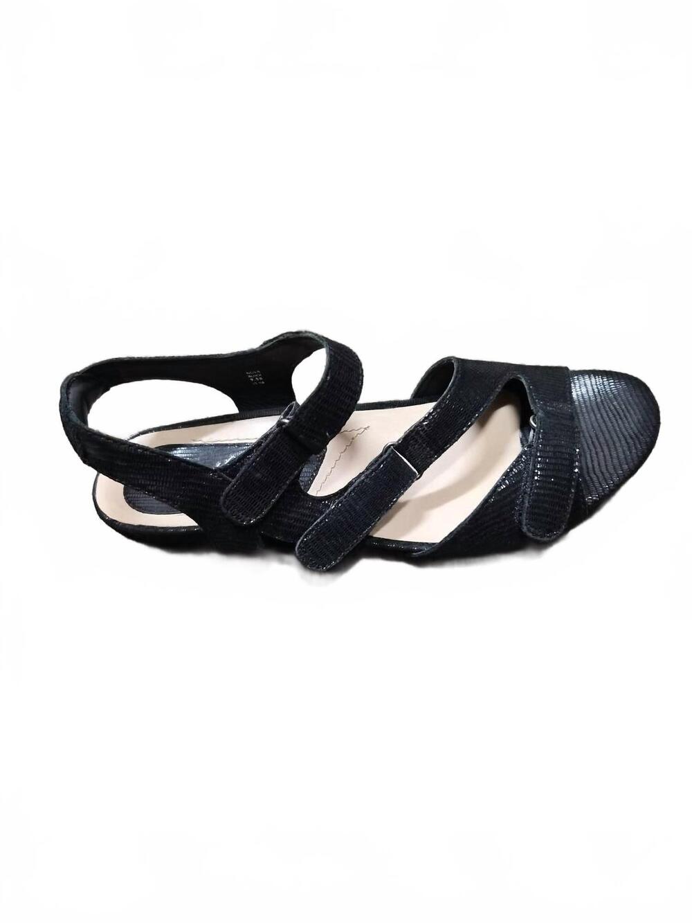 NEW EARTH women's nova sandal in black